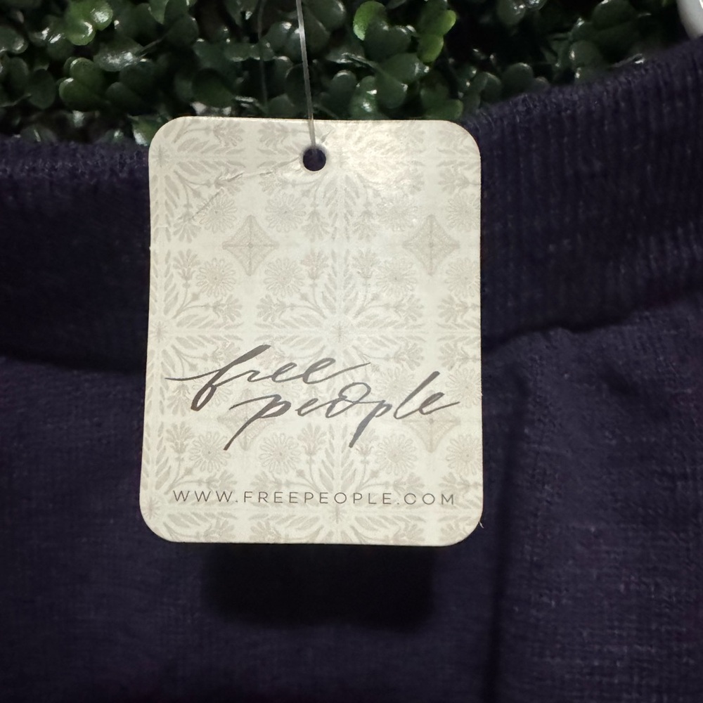 FREE PEOPLE INDIGO SWEATER SKIRT - Picture 10 of 11